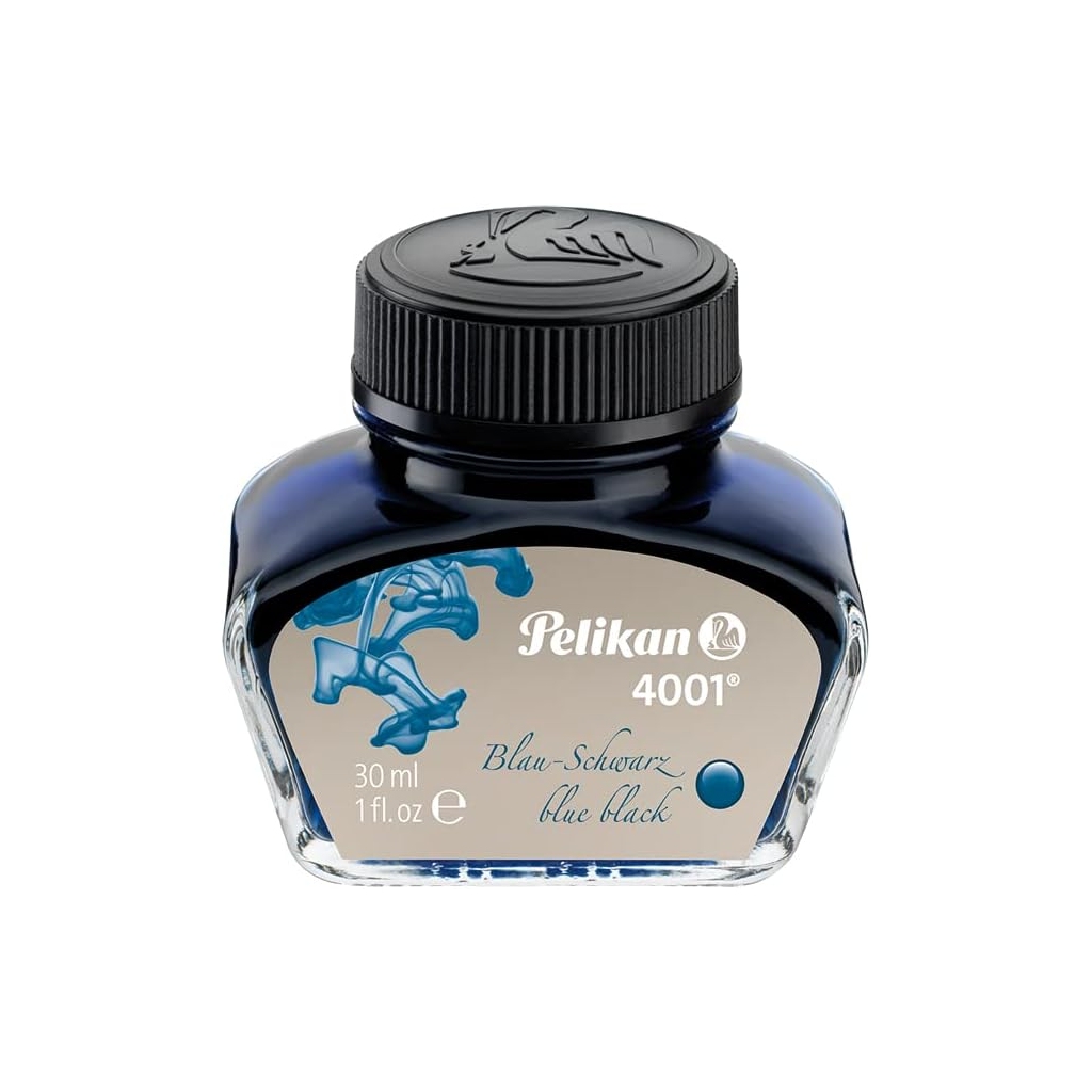 Flacon d'encre Pelikan 4001 30 ml Bleu Noir