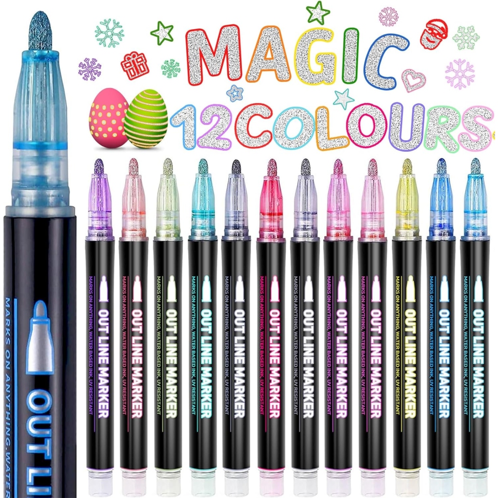 Jouet Paillettes Feutres Magiques pour Filles