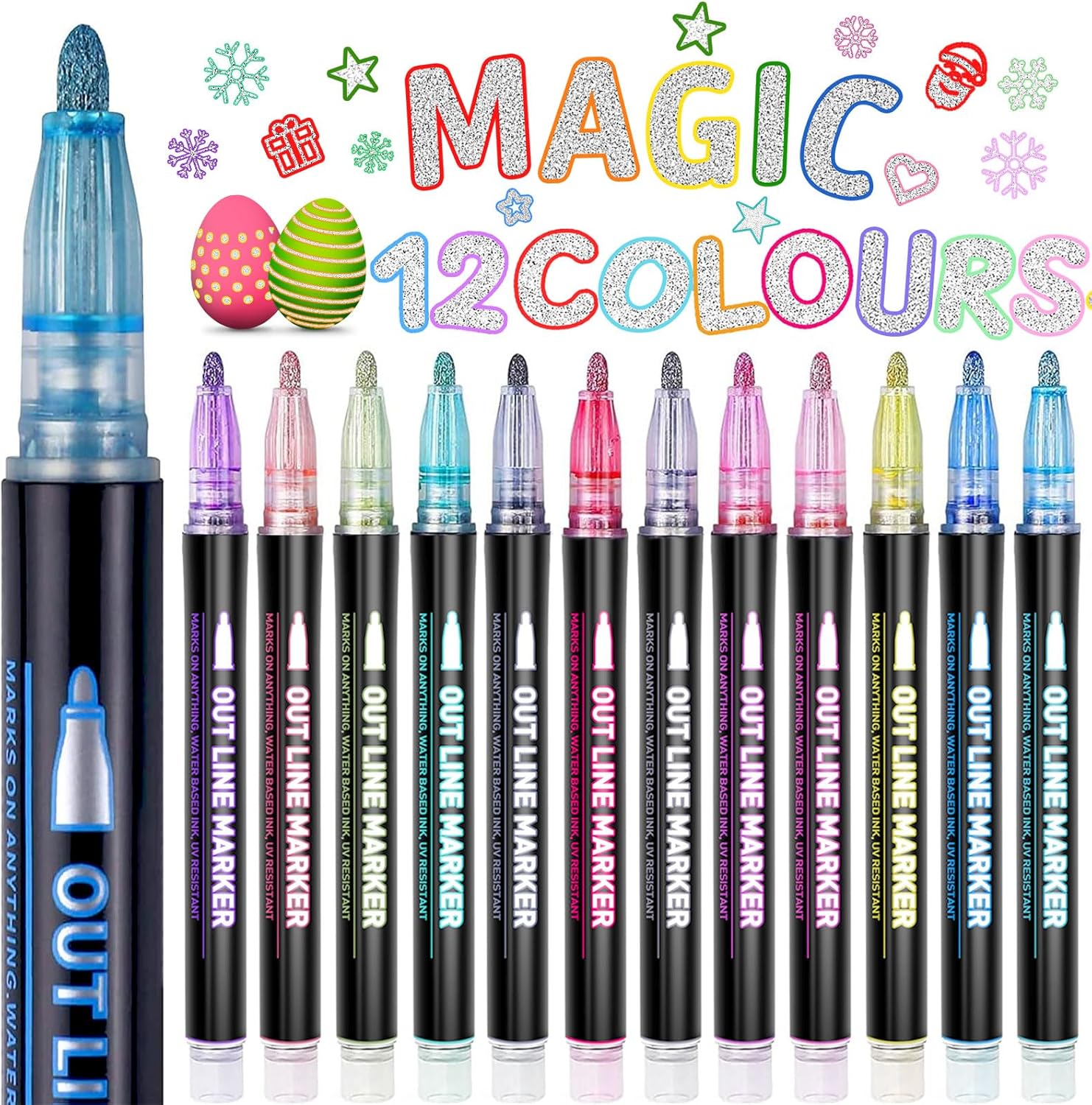 Jouet Paillettes Feutres Magiques pour Filles