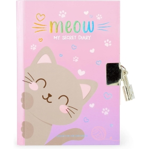 Journal Secret Kitty avec Serrure et Marque-Page 11x15,5 cm
