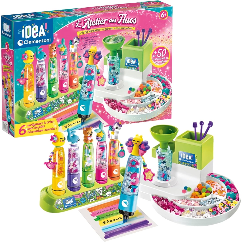 Kit Créatif Surligneurs Fluos – DIY Enfants 6 Ans+