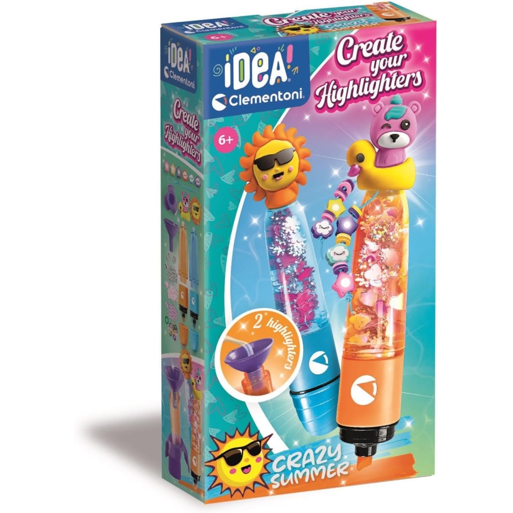 Kit Créatif Surligneurs Personnalisés - Crazy Summer