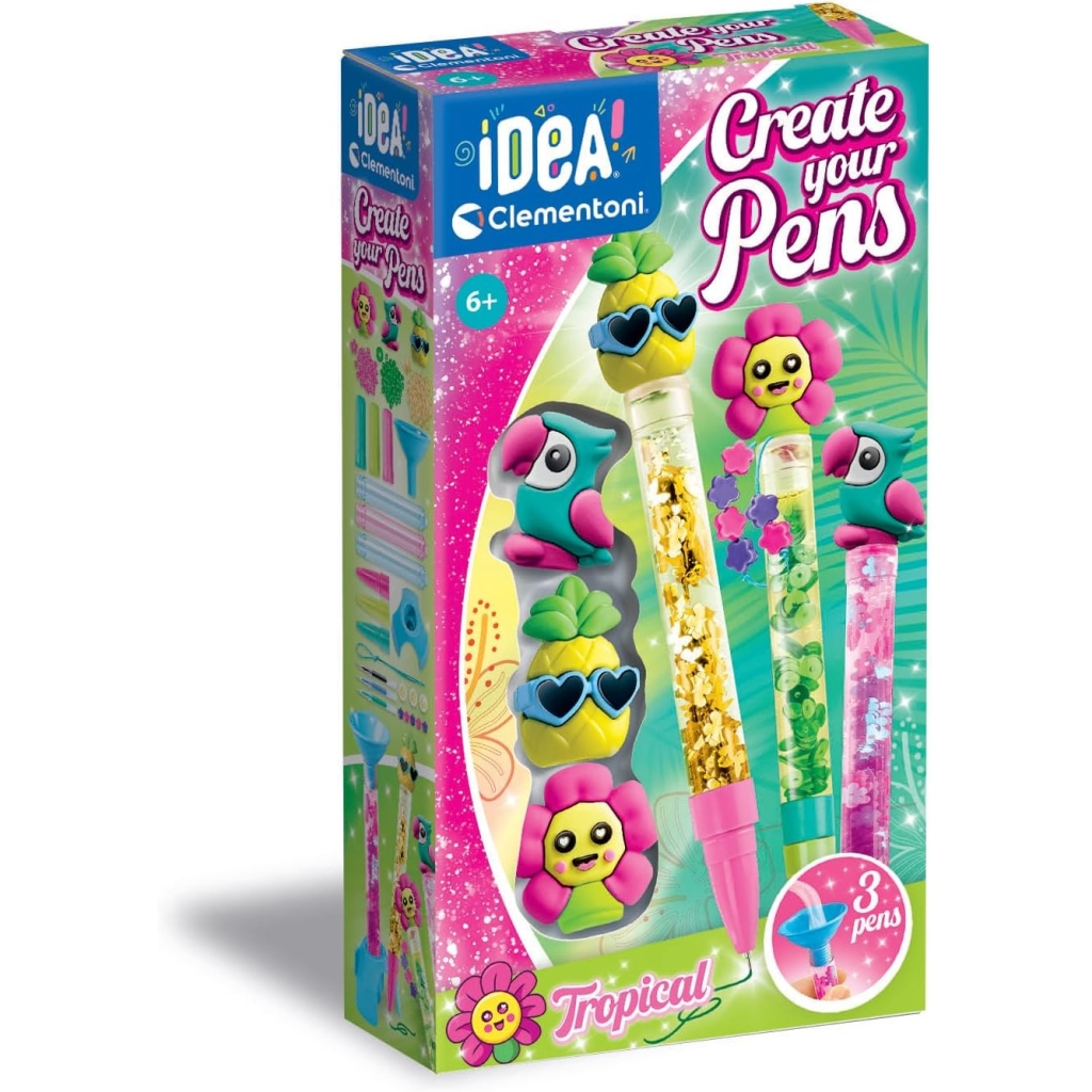 Personnalise Tes Stylos! Kit Créatif Tropical Pens