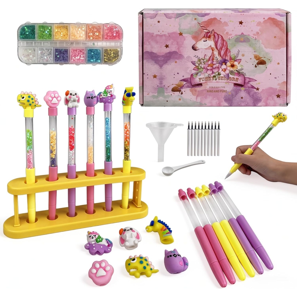 Kit Stylo Plume DIY pour Enfants de 6 à 12 Ans