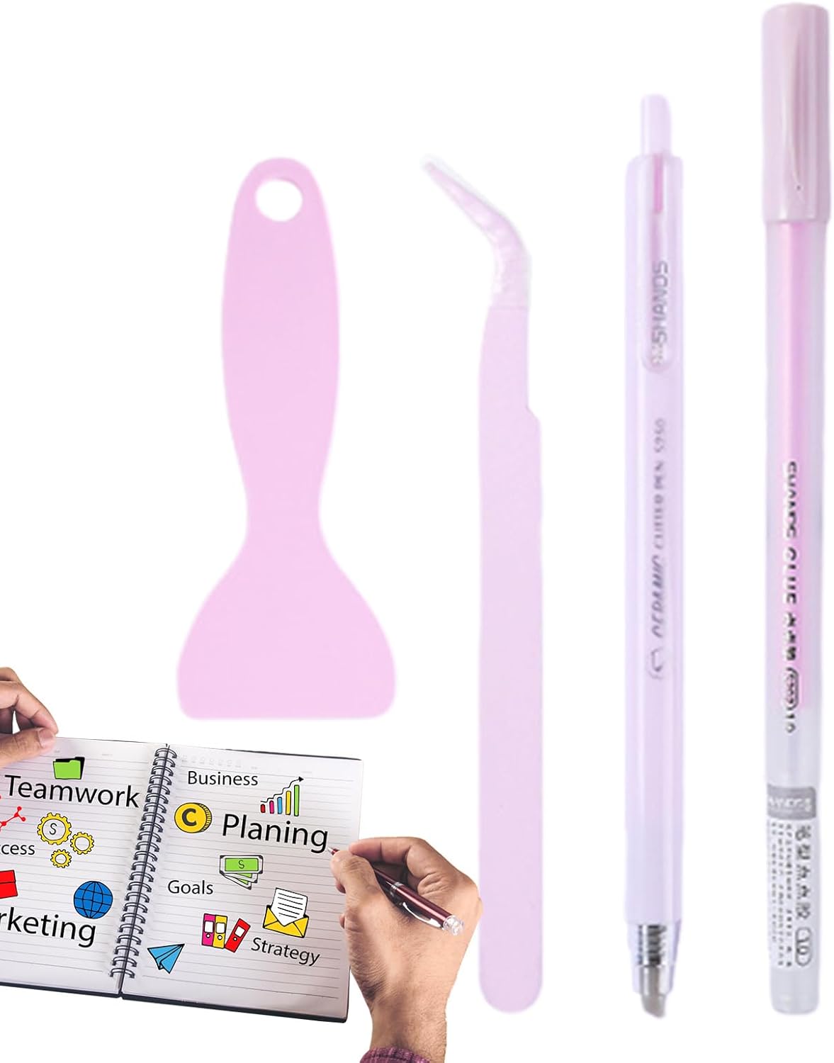 Kit Stylo à Colle pour Scrapbooking - 4 Pièces