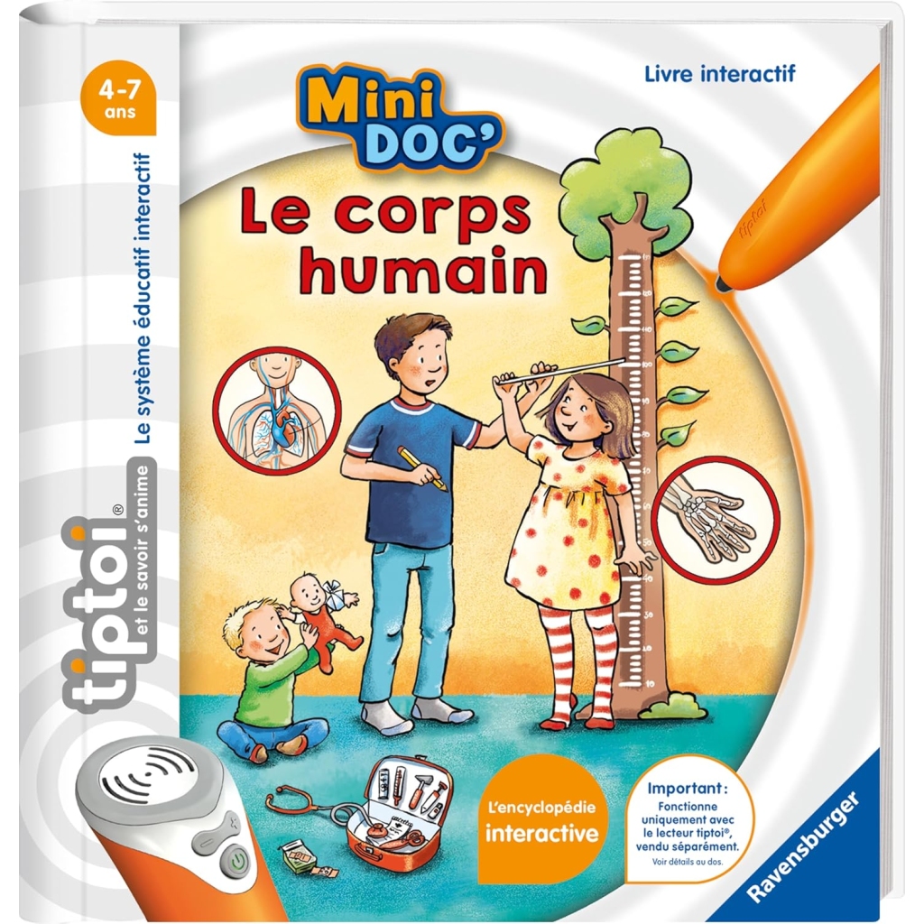 Livre interactif Ravensburger Tiptoi® : Le Corps Humain