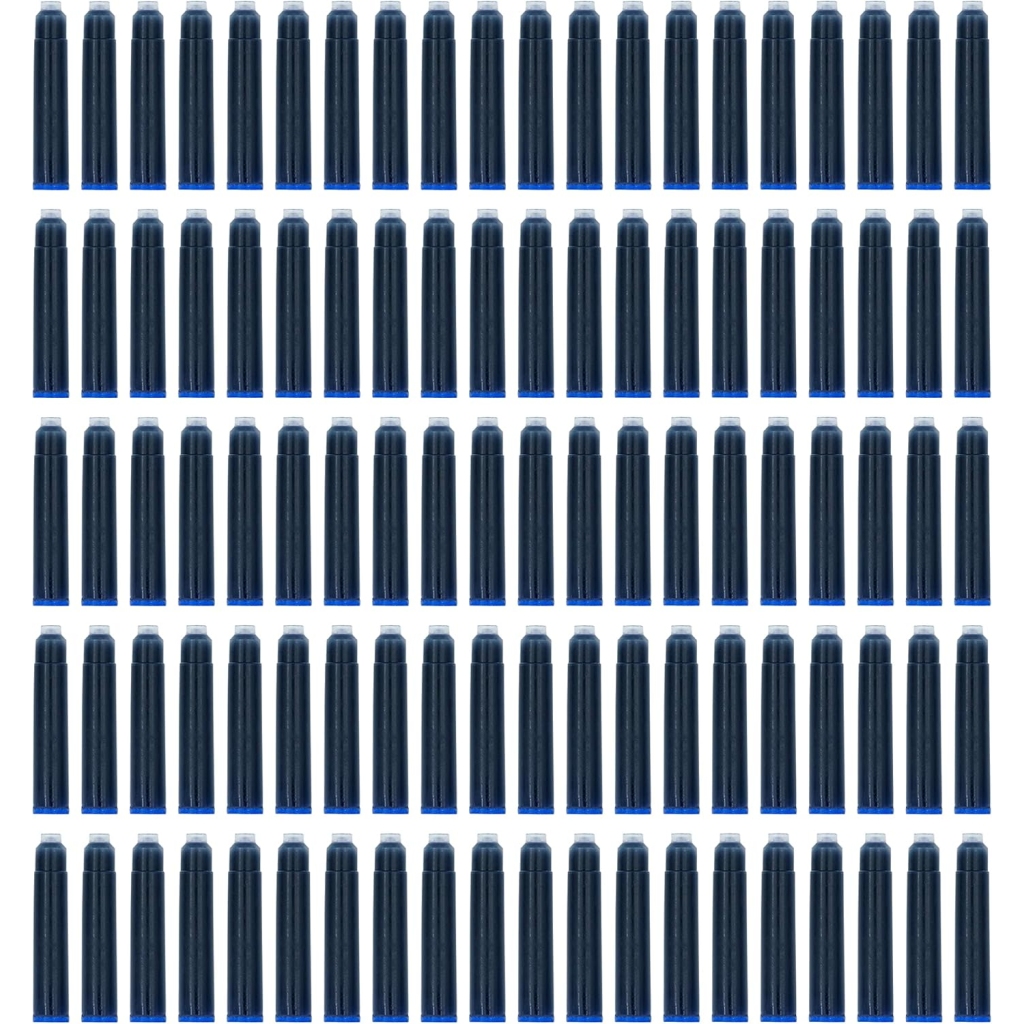 Lot de 100 Cartouches d'Encre Bleu Roi