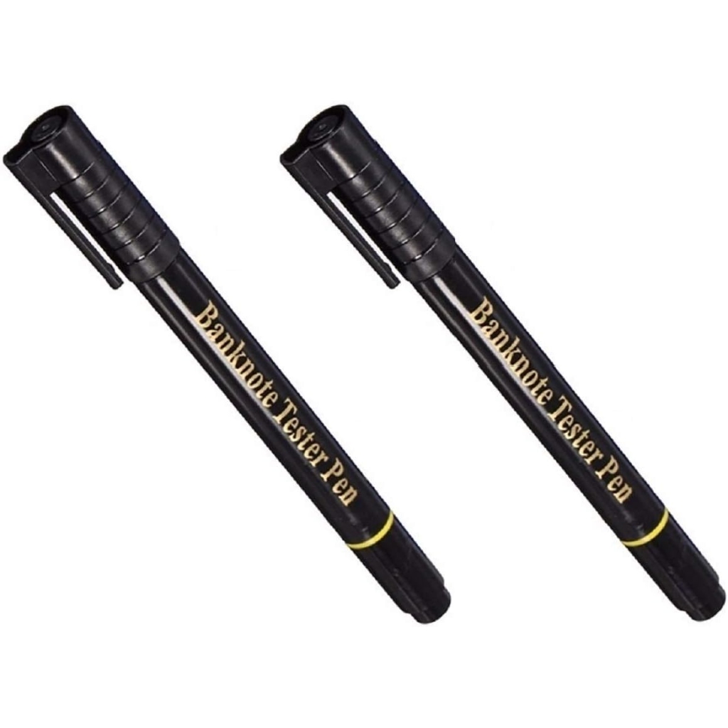 Détecteurs de Faux Billets Lot de 2 Stylos 2 en 1