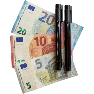 Lot de 2 Stylos Détection Faux Billets