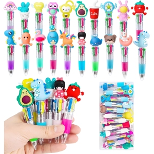 Lot de 20 Stylos Multicolores 4 en 1