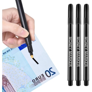 Lot de 3 Stylos Détecteurs de Faux Billets