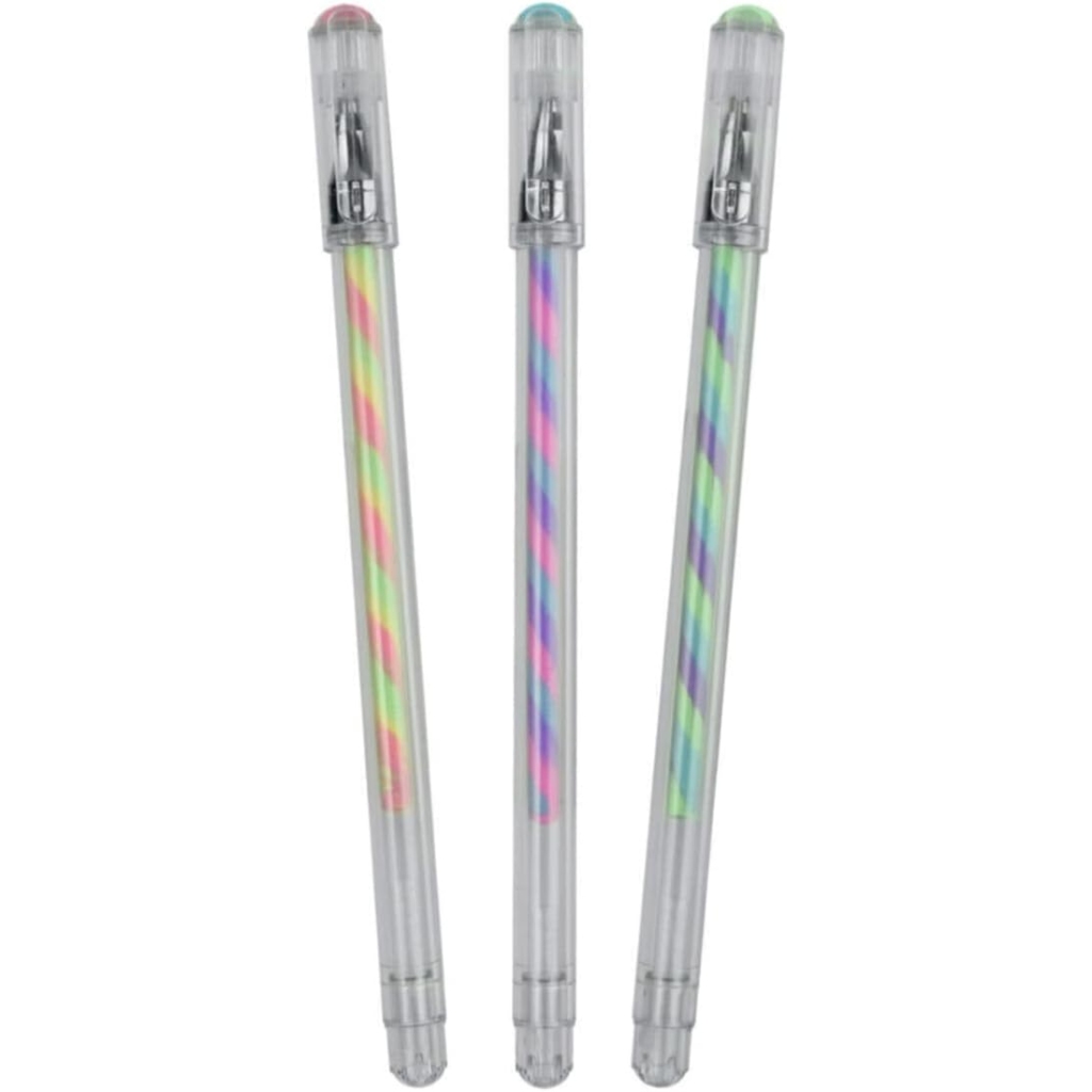 Lot de 3 Stylos Gel Multicolores