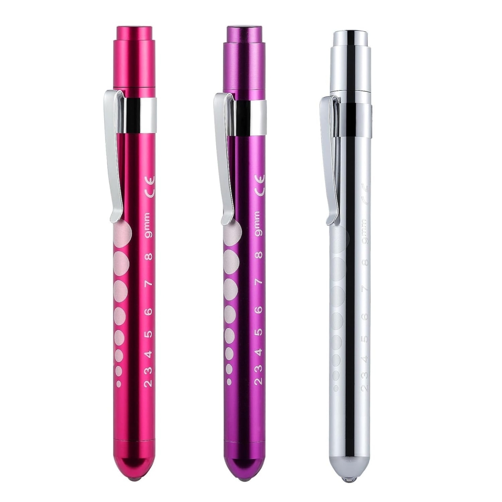 Lot de 3 Stylos Lampe Infirmière LED pas cher