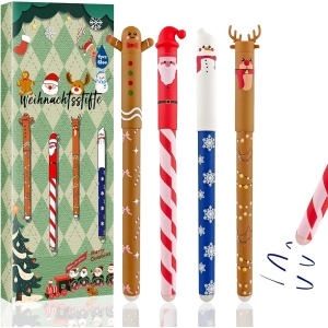 <p><strong>Lot de 4 Stylos Effaçables Noël 2025</strong></p>