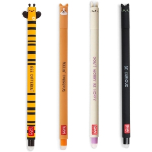 Lot de 4 stylos gomme gel Sweet