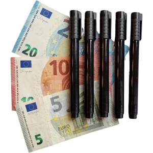 Lot de 5 Stylos Détecteurs de Faux Billets