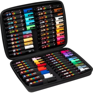Mallette 40 Marqueurs POSCA – Pointes Variées