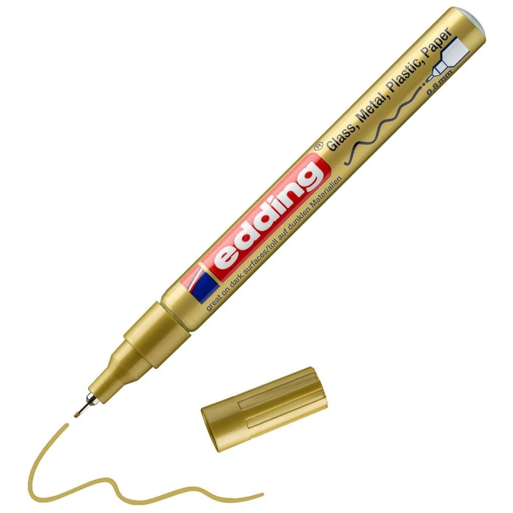 Marqueur Peinture Brillante Or - Pointe Extra Fine