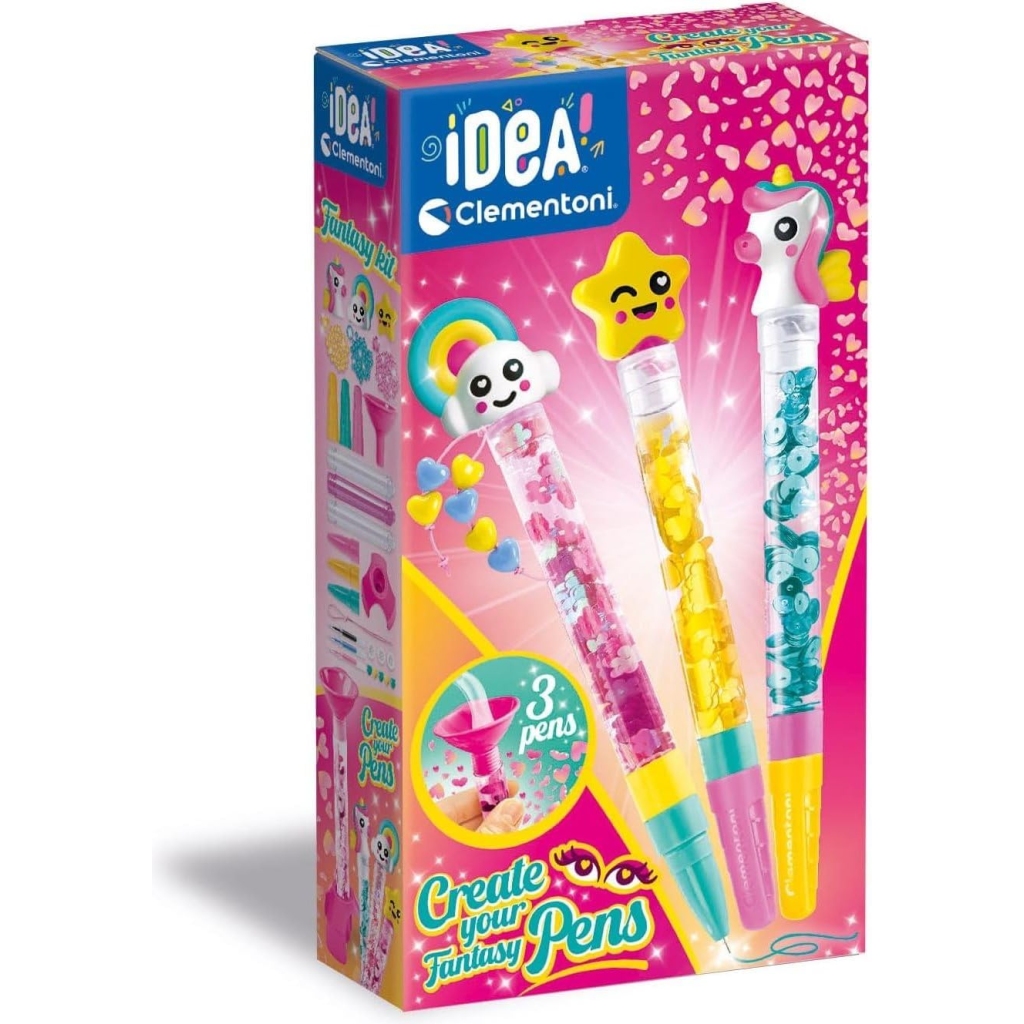 Mini usine de stylos fantaisie Clementoni - Set créatif