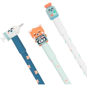 Mr Wonderful – 3 Stylos Effaçables Panda Rouge