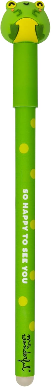 Mr.Wonderful - Stylo effaçable Grenouille "So Happy!"