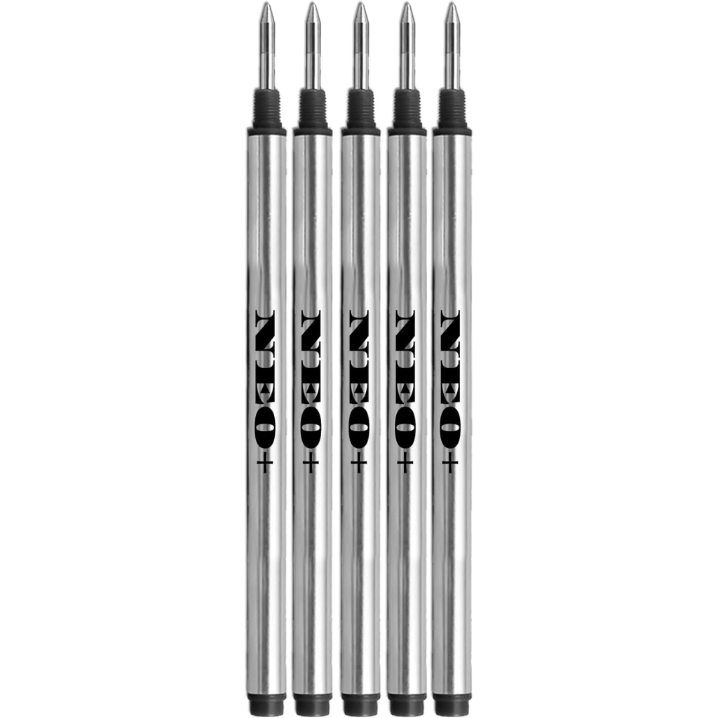 Recharges Noires pour Rollers Montblanc (5x)