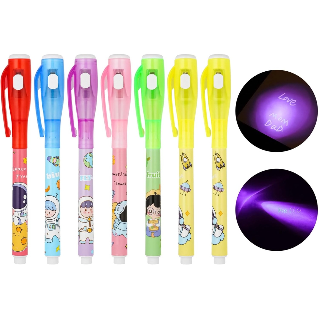 OFFCUP Stylo Encre Invisible UV - 7pcs Espion