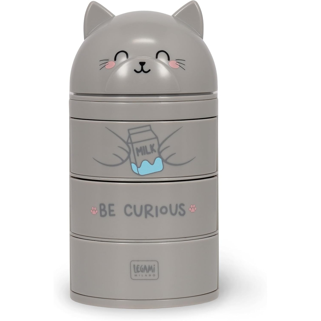 Organiseur de Bureau Kitty avec 3 Tiroirs