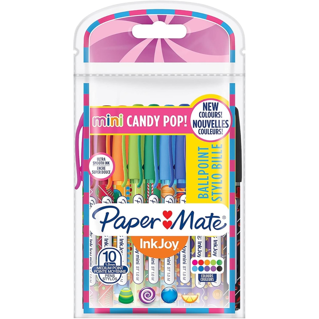 Pack de 6 Stylos Bille InkJoy Candy Pop