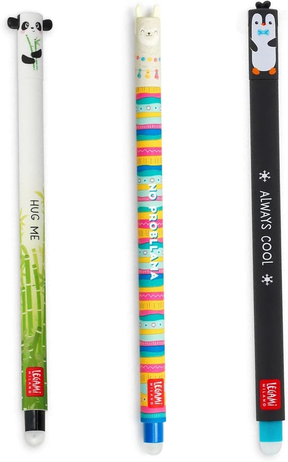 Packs de 3 Stylos LEGAMI - Couleurs Variées