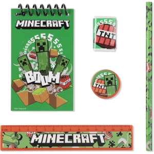Papeterie Disney Minecraft - Ensemble 5 pièces