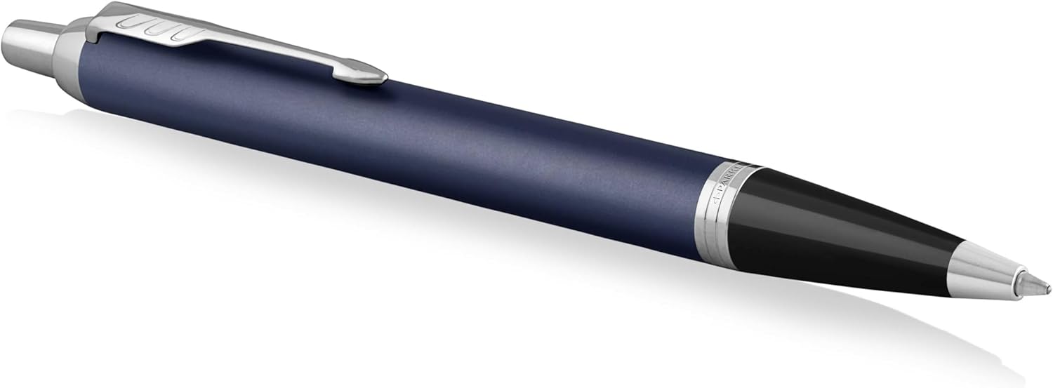 Parker IM Stylo Bille Mat Bleu - Coffret Cadeau
