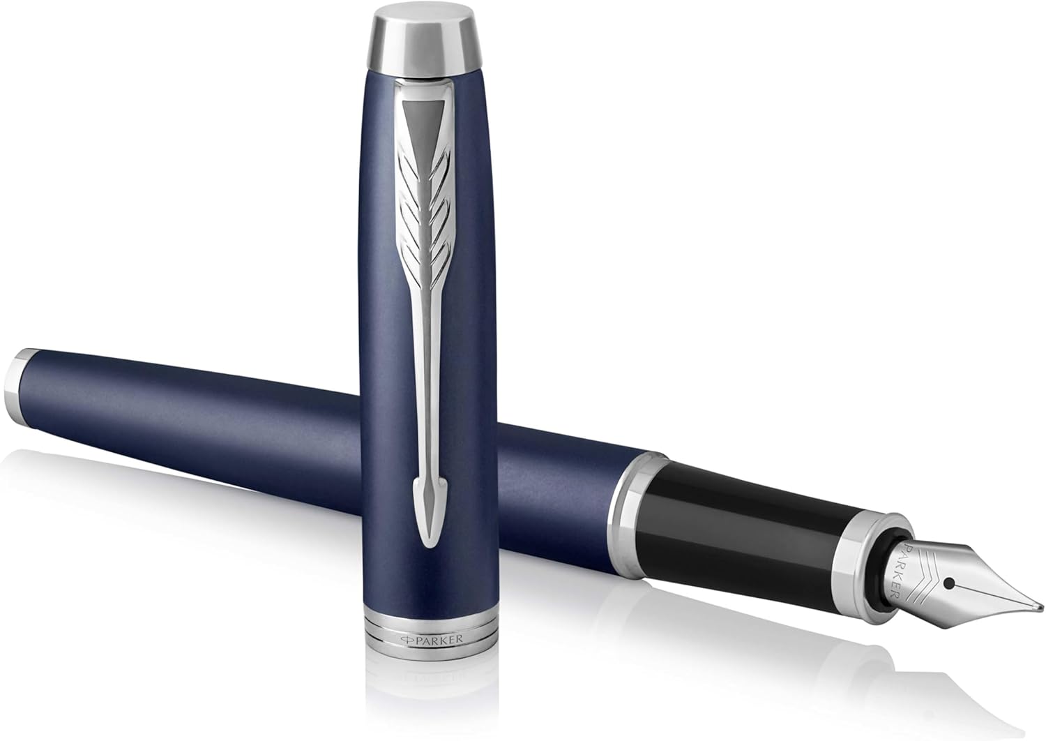 Parker IM Stylo Plume Bleu Mat - Coffret Cadeau