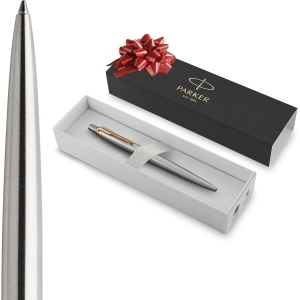 Parker Jotter Stylo Bille Inox Or - Coffret Cadeau