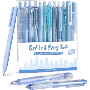 Parure de Stylos Neutres 12pcs – École & Bureau