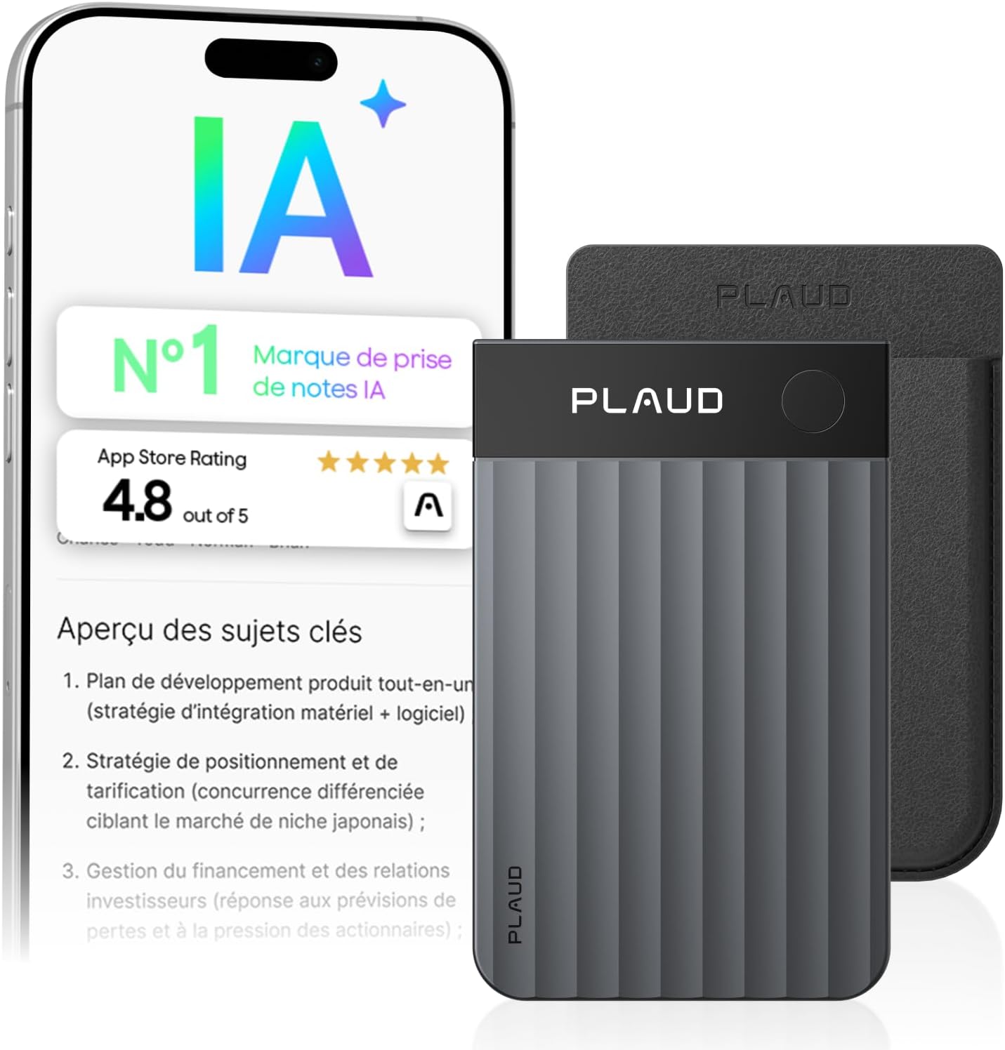 Plaud Note Pro : Dictaphone IA avec Transcription
