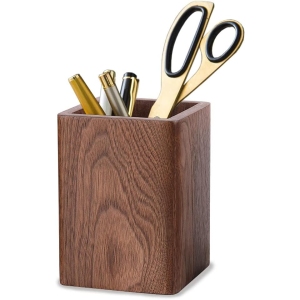 Porte-Stylo en Bois de Noyer Noir