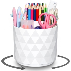 Porte-Stylos Pivotant 360° – 5 Compartiments