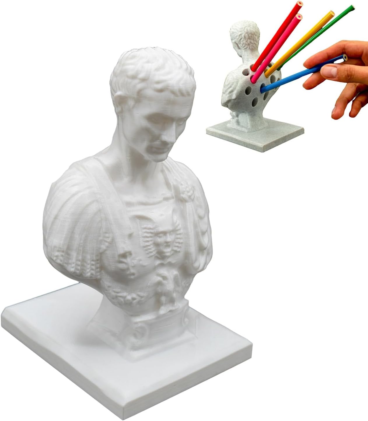 Porte-crayon César en résine créatif 16,5 cm