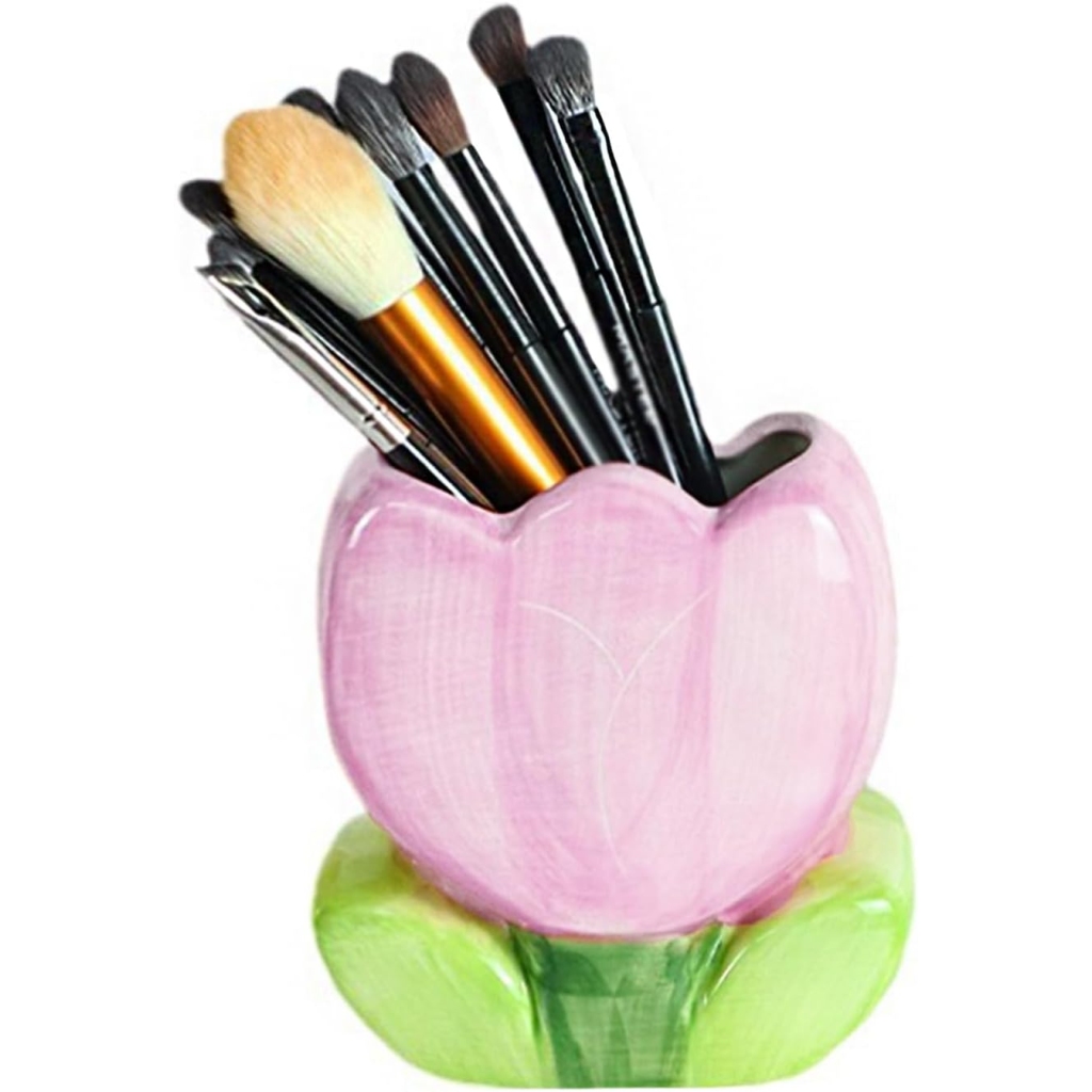 Pot à Crayon Tulipe en Céramique