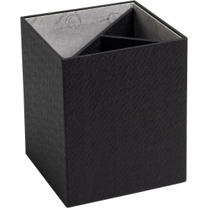 Pot à Crayons Noir 3 Compartiments – Exacompta