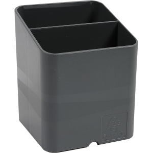 Pot à Crayons PEN-CUBE Gris Souris - 2 Compartiments