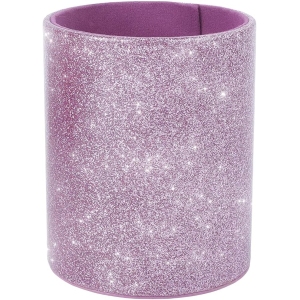 Pot à Crayons en Cuir PU Violet Brillant
