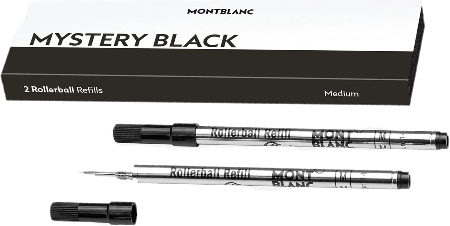 Recharge Stylo-Bille Montblanc Noir - Lot de 2