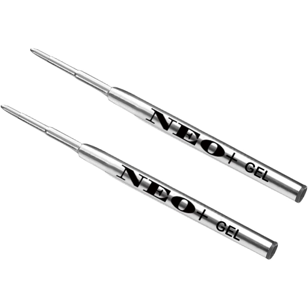 Recharges NEO+ pour stylos Montblanc Encre gel noire 2x