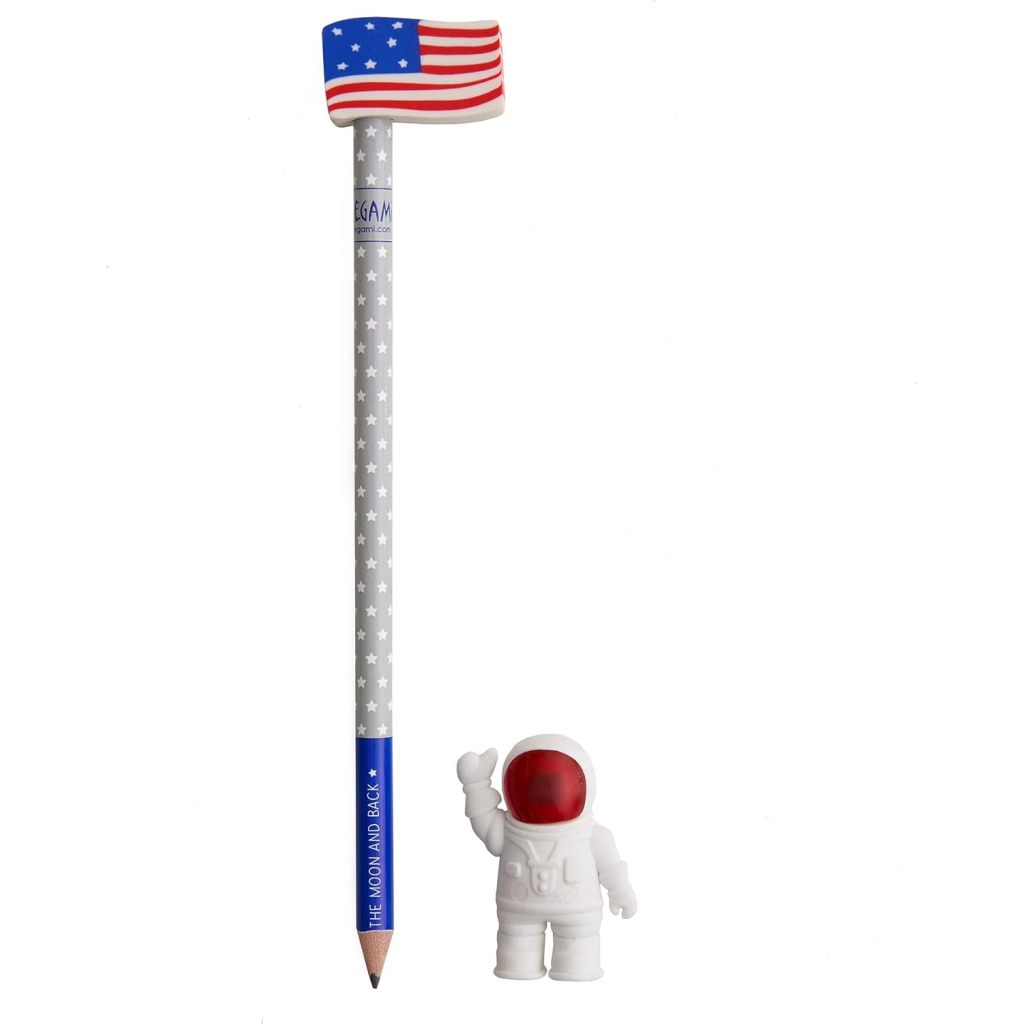 Set Crayon To The Moon + 2 Gommes Legami