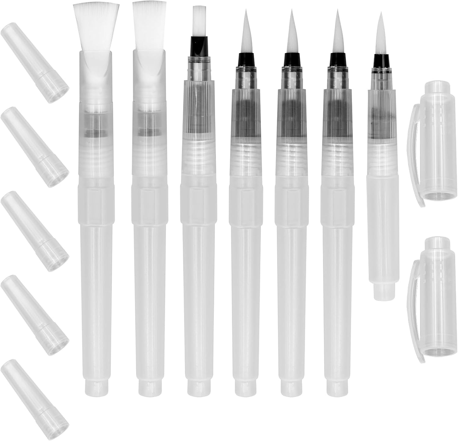 Set de 7 Pinceaux à Eau Remplissables