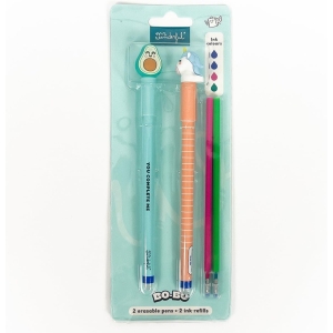 Set de Stylos Effaçables Licorne et Avocat