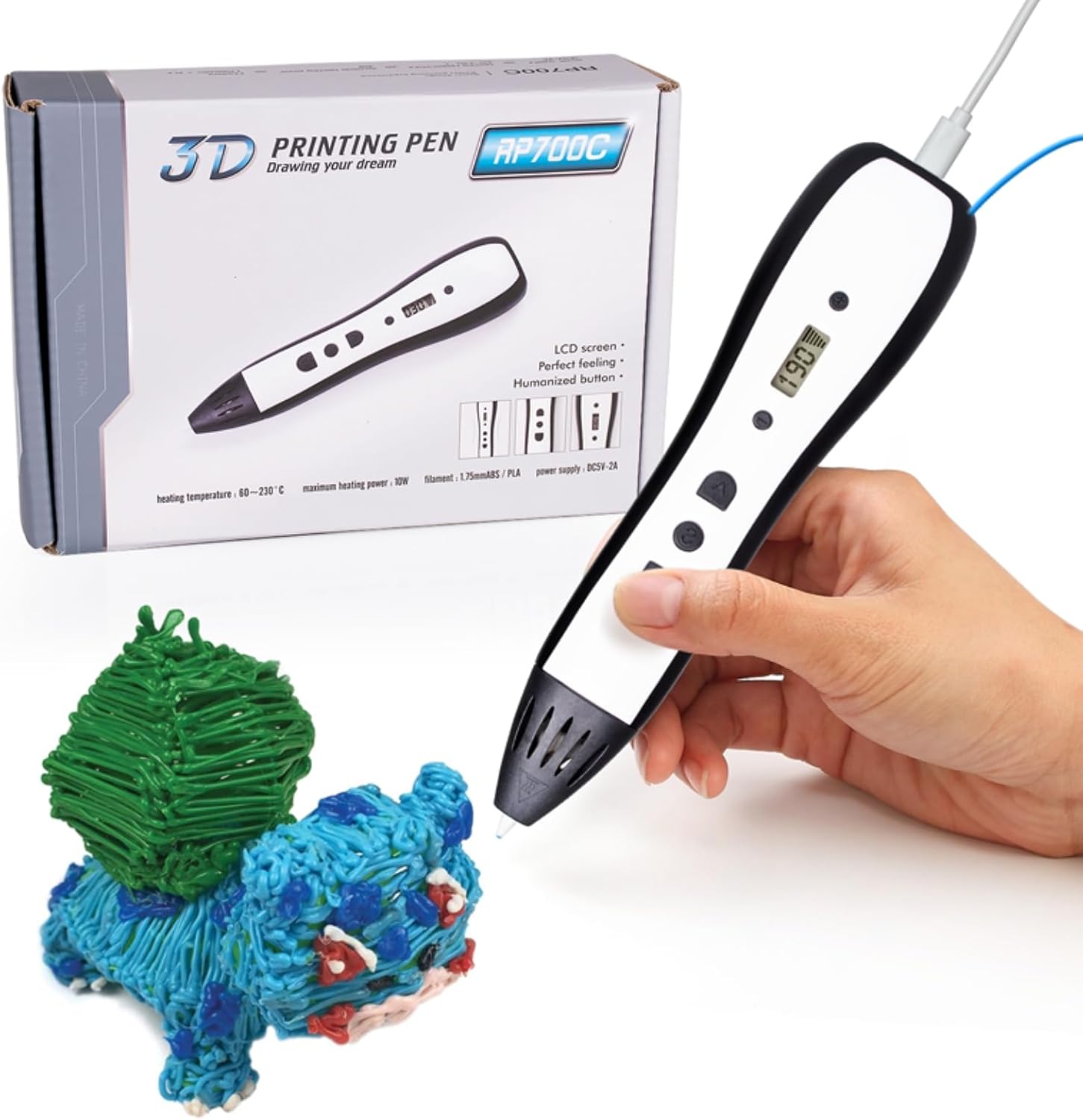 Stylo 3d Stylo 3D Créatif avec Écran LCD 57,48€ · 1000 Stylos