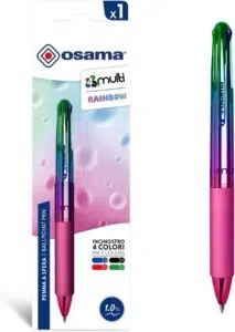 Stylo 4 Couleurs Personnalisé Osama 4 Multi Rainbow